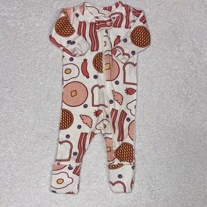 M+ A Monica + Andy breakfast Brunch Organic Cotton sleeper organic premie unisex
